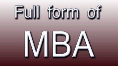 Whats the MBA Full Form in English